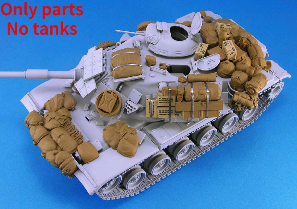 

1:35 Die-casting Resin Model Assembly Kit for The US M60A1 Patton Main Battle Tank Accumulation Modification