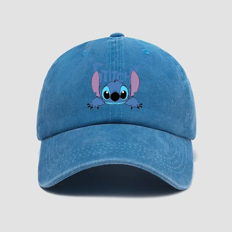 MINISO Kids Caps Cartoon Lilo & Stitch hats peaked cap boys and girls baseball cap Fashion Casual Summer Caps Tide Sport Hats