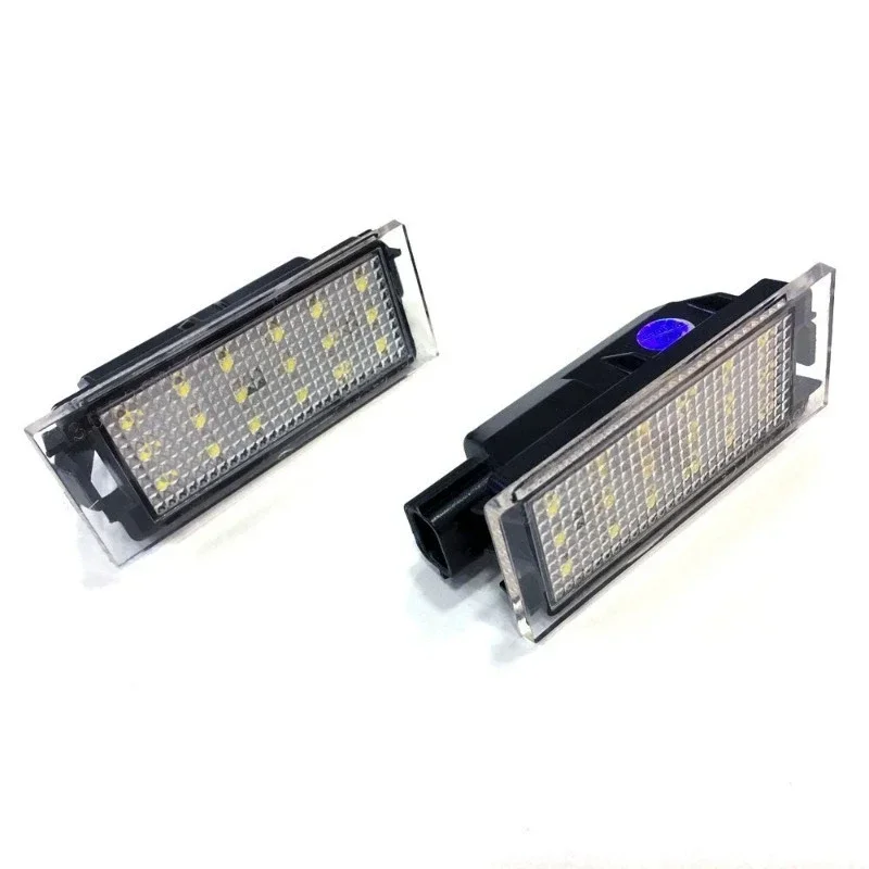 New 2pcs License Plate Light LED Number Plate Light for Renault Clio Laguna 2 Megane 3 Twingo Master Vel Satis Wind Trafic Good - view 2
