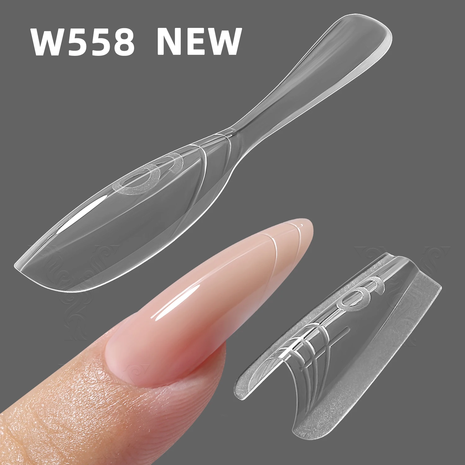 NIEUWE YOKEFELLOW & MR NAIL Sandwich Nail Form 240 stks 15 size Vierkante Nail Extensions Top & Bottom Form Set voor Quick Nail Extensions