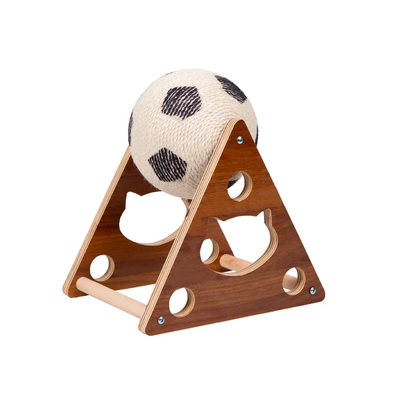Cat toy cat scratching board wear-resistant hemp ball cat scratching column grinding paw cat climbing frame - view 5