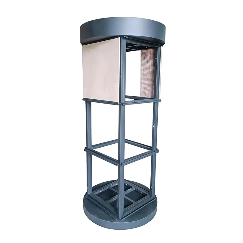 

Multifunctional Tile Display Stand Rotary Stone Sample Display Cabinet