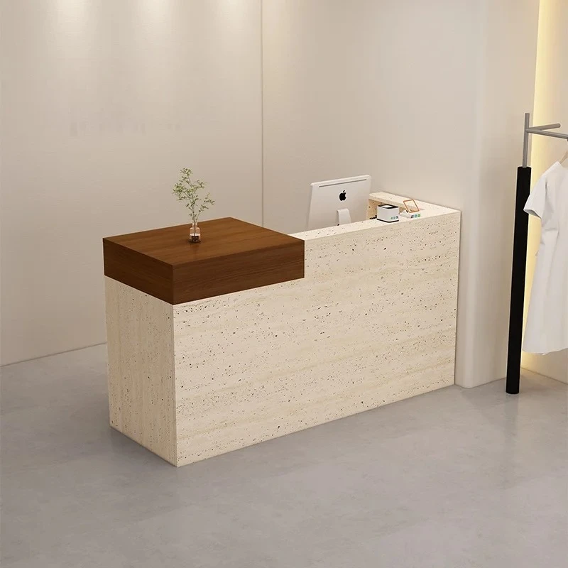 

Exquisite Glamour Trendy Luxury Reception Desks Nordic Classic Theke Empfang Commercial Furniture
