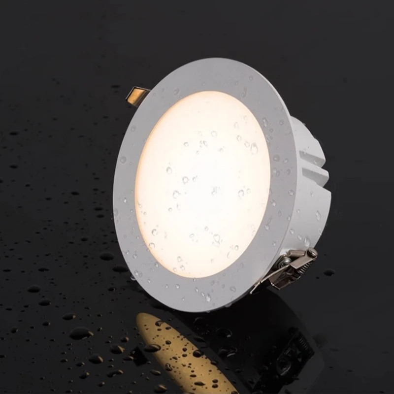 10W 15W Recessed Modern Kitchen Bathroom Lighting Aluminum Housing Waterproof IP65 LED Downlight