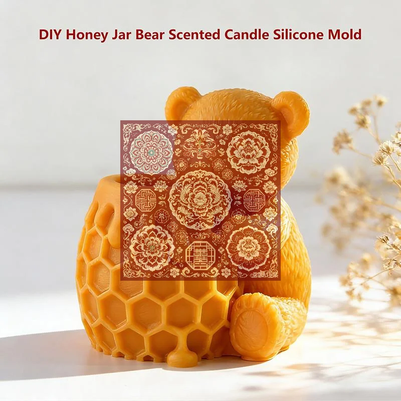 Candle Making Supplies - DIY Honeypot Bear Aroma Kaars Siliconen