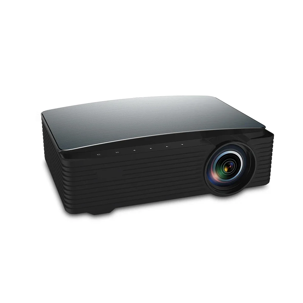 The Newest  Video Projector YG650 (Miracast) Electric Focus 1080P projector 350ANSI Lumens for original factory