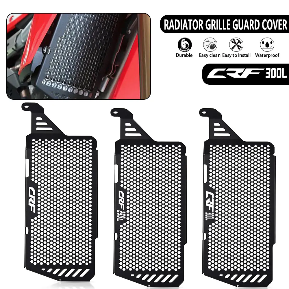 

Motorcycle Radiator Guard Grille Cover Protection Grill For HONDA CRF300L CRF300 L 2021 2022 2023 CRF 300L 2024 2025 Accessories