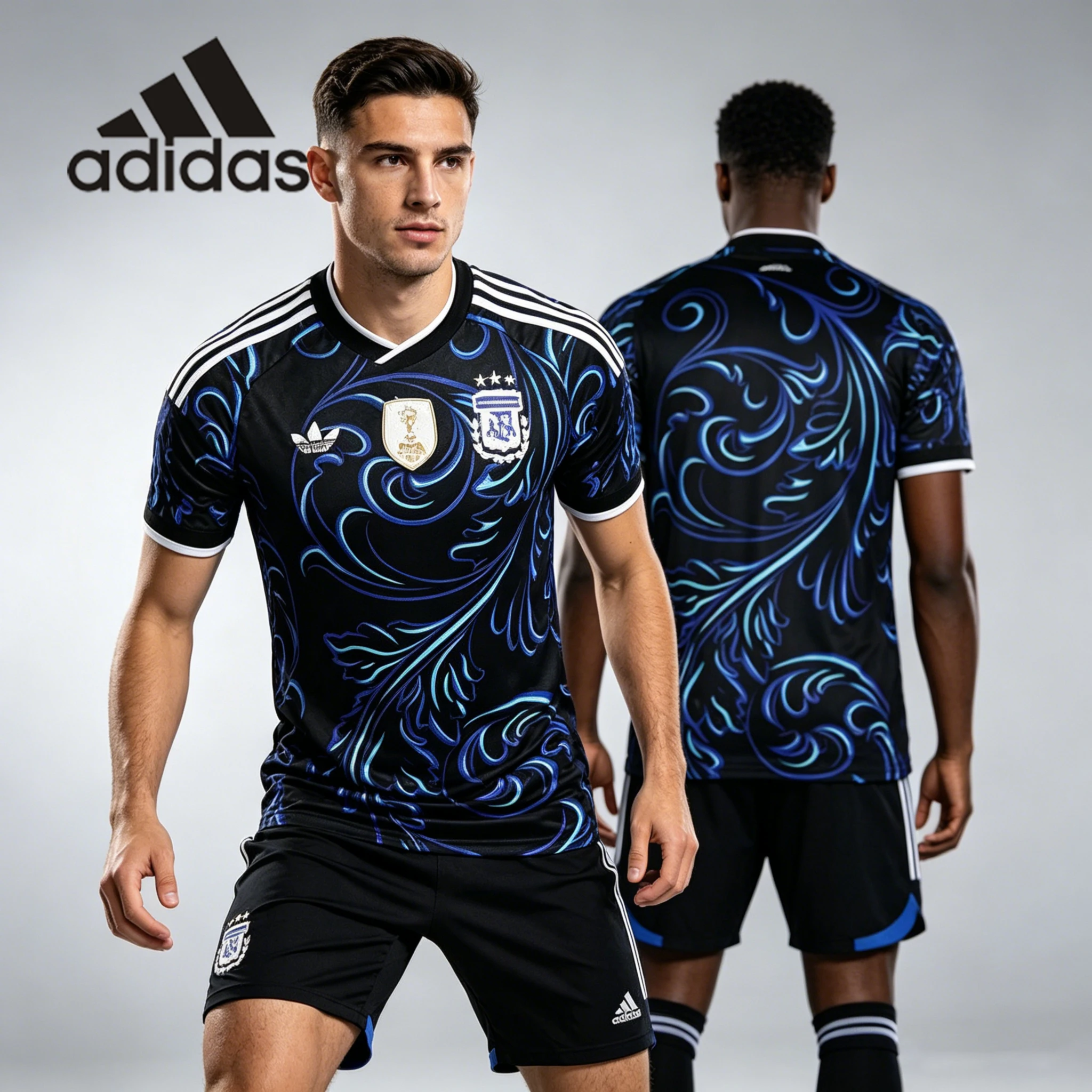 Camiseta de Fútbol de Manga Corta de Secado Rápido, Versión para Aficionados, de la Selección Nacional de Argentina para la Copa Mundial de la FIFA 2026, Número 26, Adidas, Unisex, JM8395