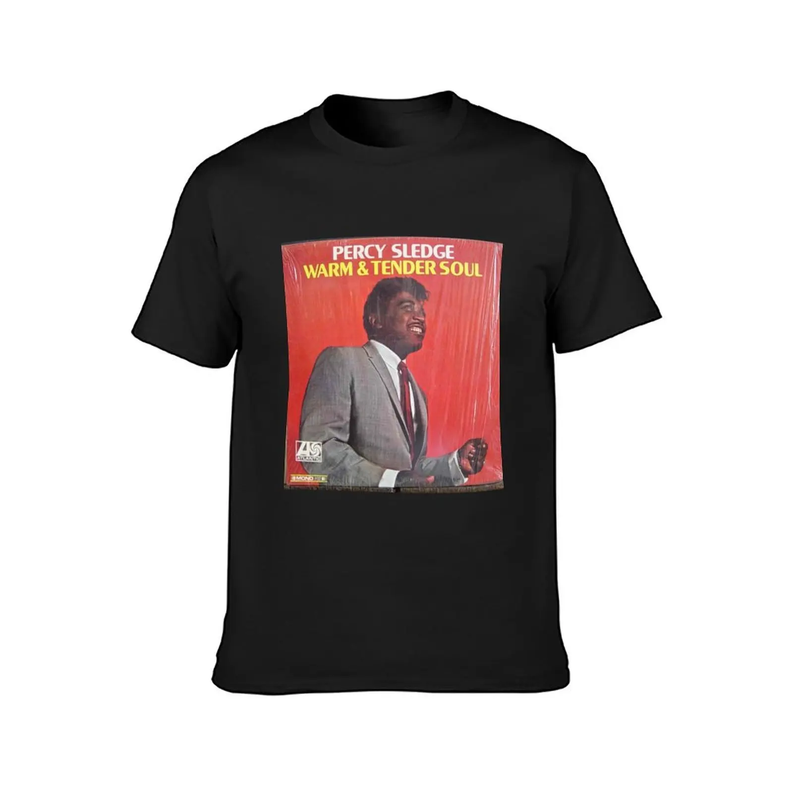 Percy Sledge, Warm & Tender Soul 1966 lp T-Shirt Aesthetic clothing korean fashion slim fit t shirts for men