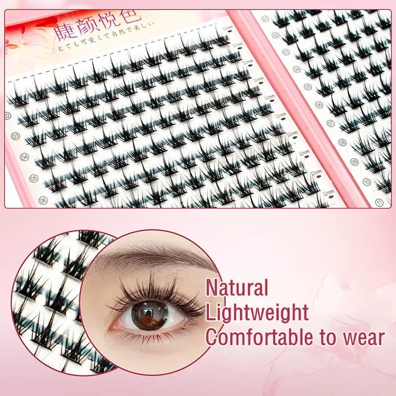 32Rows Eyeslashes Extension Personal Professional Individual Cluster Grafting Wholesale Eyelash Large Capacity Flowerknow Makeup