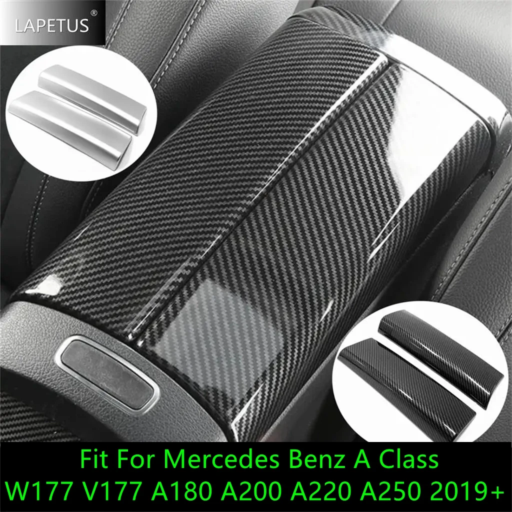 

Car Accessories Central Armrest Storage Box Panel Cover Trim For Mercedes Benz A Class W177 V177 A180 A200 A220 A250 2019 - 2024