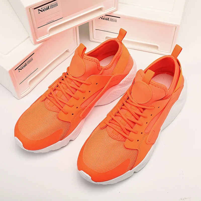 Summer Fashion Orange Men\'s Sneakers Platform Breathable Unisex Casual Sports Shoes Men Plus Size 46 47 Brand Mens Sneakers 2023