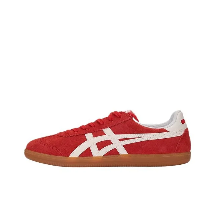 Onitsuka Tiger Tokuten Synthetic Leather, Split Cow Leather Low top Skateboard Shoes Unisex Red 1183C254-600