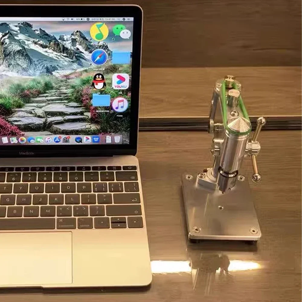 Mini perforadora de banco de velocidad ajustable de 220 V, perforación de precisión de 0,4-4 mm para reparación de relojes con adaptador de corriente