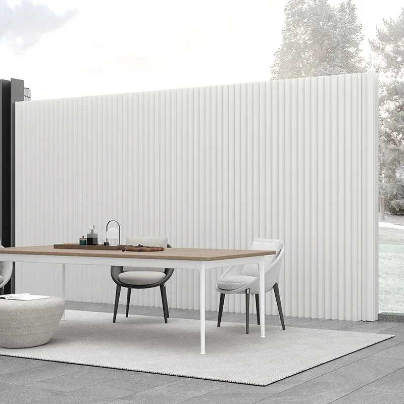 Waterproof screen, partition bathroom, wet and dry separation paper wall, office commercial partition, foldable organ