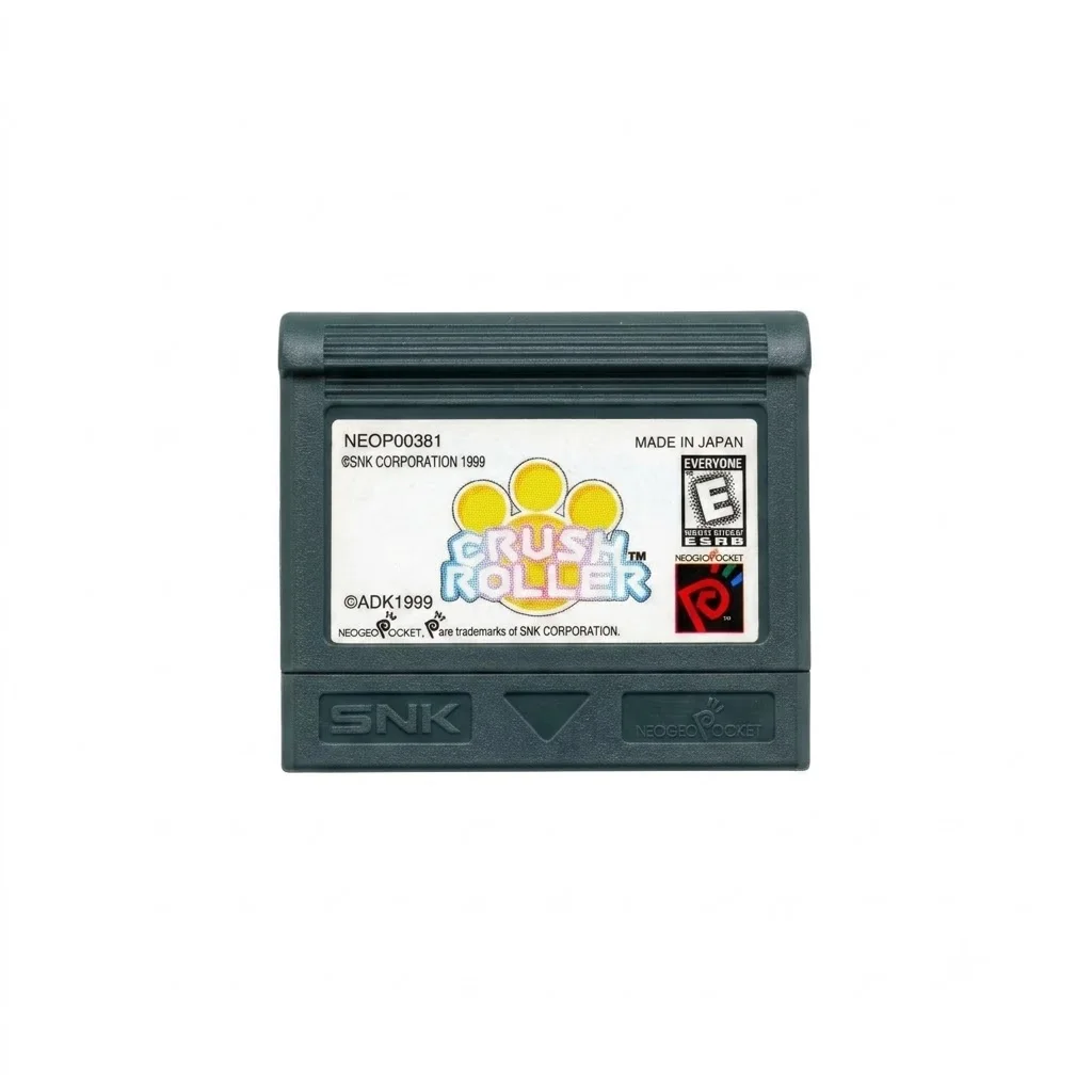 Custom Game Cartridge for NGPC, Pocket & Color - [ Crush Roller ] - Language Support (JP/EN) -High Compatibility