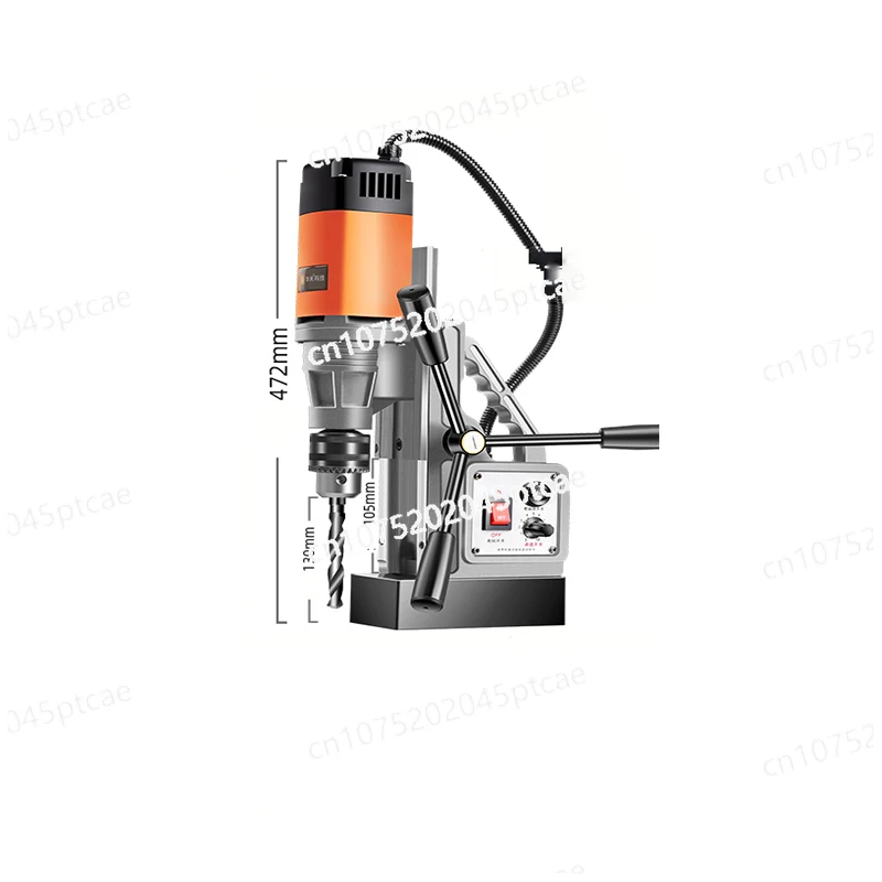 Adjustable Magnetic Drill Press Machine, Steel Structure, Industrial Grade, 220V, 1380W