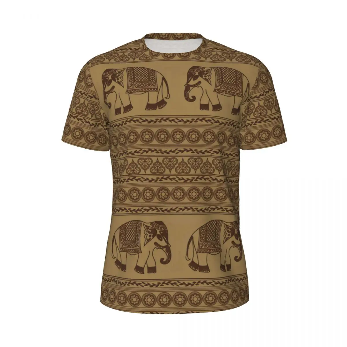 

Elephant Vintage Gym T-Shirt Beach African Elephants Print Streetwear T Shirts Trending Tshirt For Man Clothing Plus Size