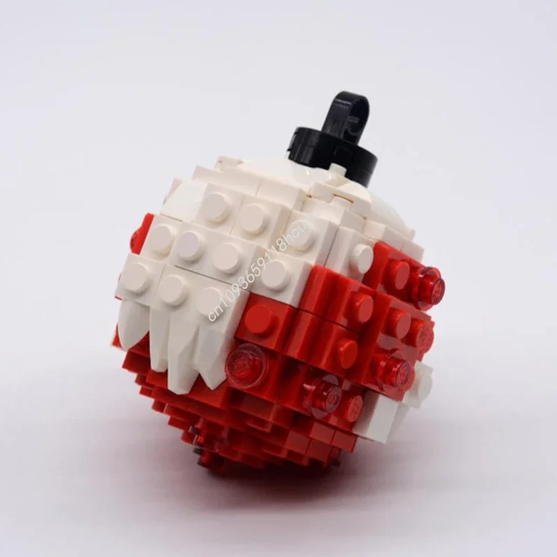 119pcs MOC Christmas Bauble nan Building Blocks Christmas Gift Challenging Assembly Project DIY for Skilled Hobbyists Hands