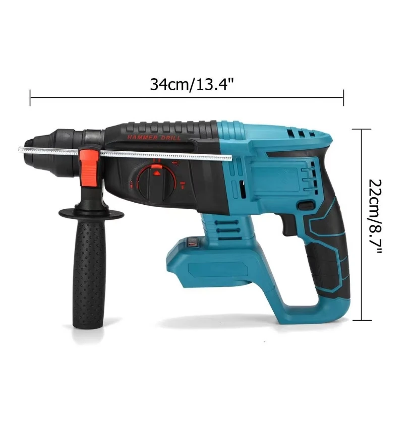 1500 واط مطرقة كهربائية لاسلكية تأثير الحفر 21 فولت طاقة البطارية لتقوم بها بنفسك الصف للخرسانة/الرخام للاستخدام الصناعي