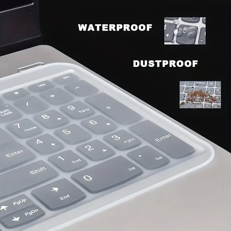 Silicone universal keyboard cover dustproof, waterproof, anti-fingerprint laptop keyboard film computer keyboard skin protection