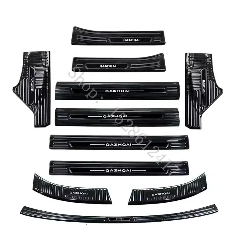 

For Nissan Qashqai J12 2023 2024 rear styling Rear Bumper Protector Sill Scuff Plate/Door Sill Door Sill car accessories