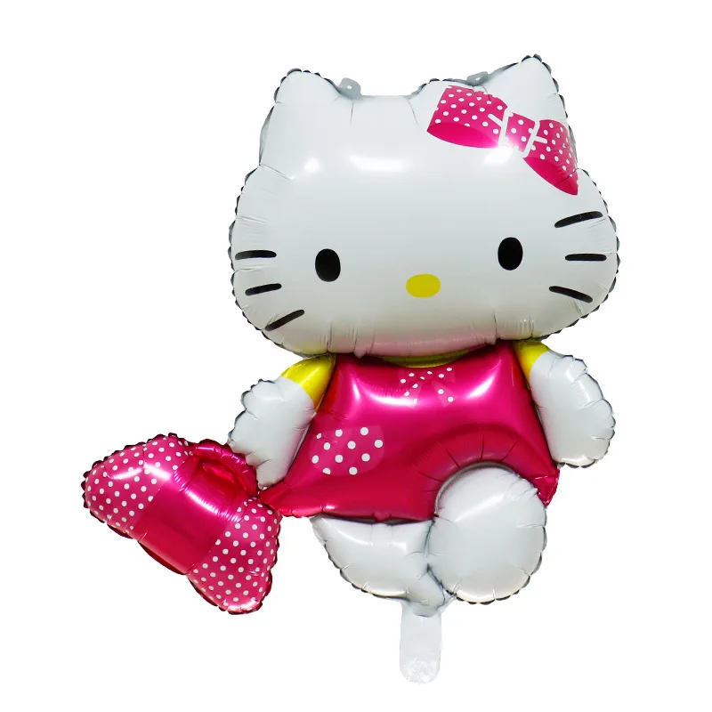 Y2K Sanrio Balloon Cartoon Angel Hello Kitty Kawaii Balloon Kids Girl Balloon Happy Birthday Party Baby Shower Decoration Toys