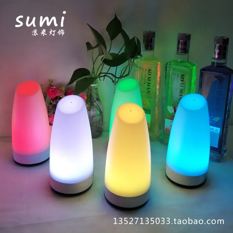 

LED mobile charging bar desk lamp anti-drop waterproof bar lamp restaurant KTV creative personalized table lamp night light