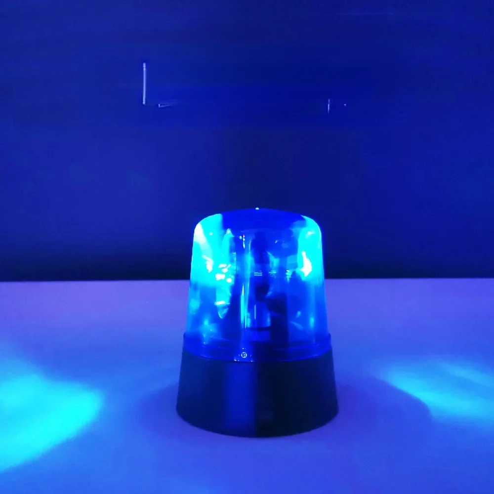 Mini lumière stroboscopique LED rotative résistante à 360 °, lumière d'iode d'urgence, indicateur lumineux de police, effet de scène, clignotant de fête