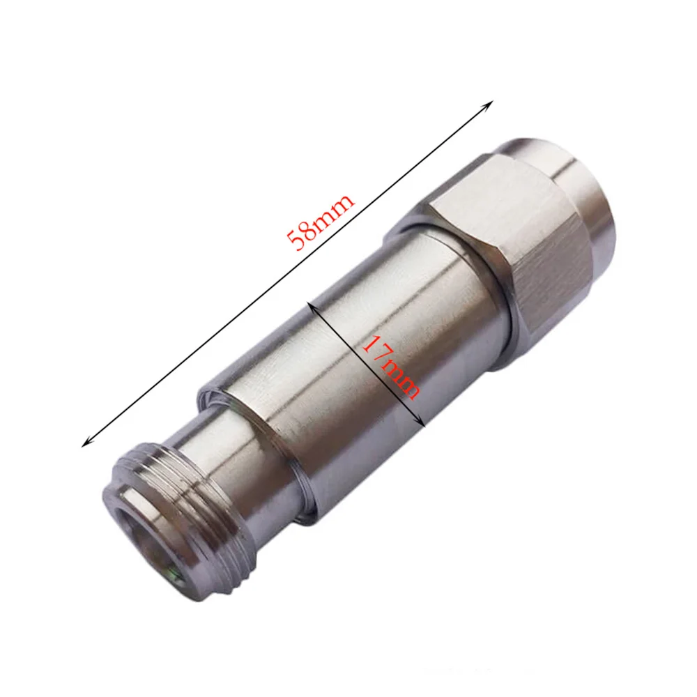 1PC DC-3GHz DC- 4GHz N-JK 2W 5W Coaxial Fixed Attenuator 1-40 DB 50Ohm N Male to Female Connector Nickel Plated RF Accessories