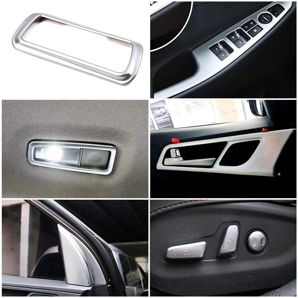 For Hyundai Tucson 2015-2020 Inner Door Handle Reading Headlight Seat Adjustment Window Lift Switch Button Triangle Pillar Trim