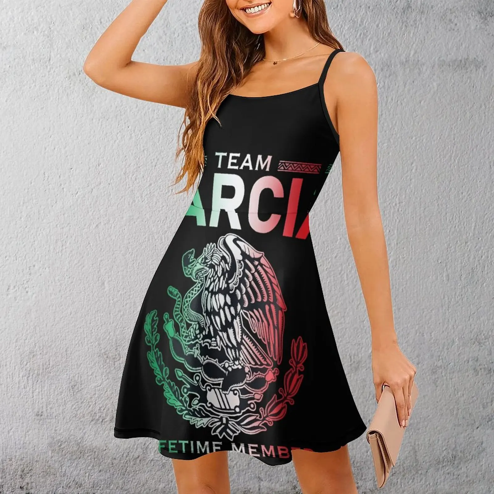 

Женское платье на бретельках с эмблемой экзотической команды Garcia, крутое женское платье для вечеринок, креативное платье на бретелях