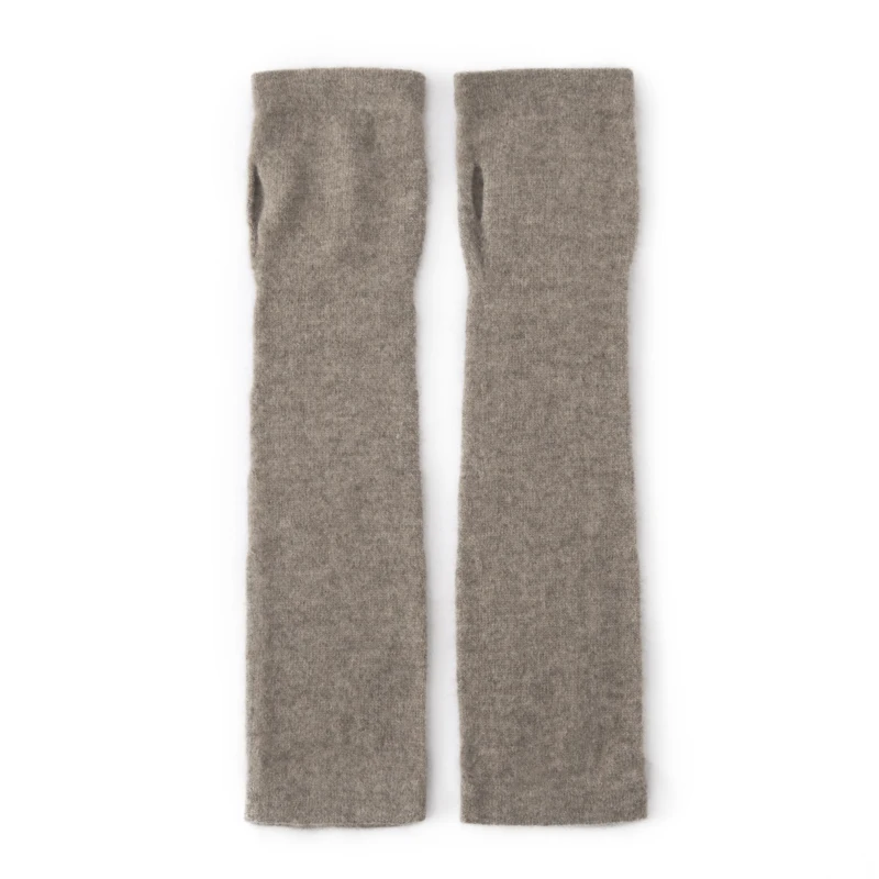 MVLYFLRT السيدات الشتاء الدافئة غطاء للذراع 100% الكشمير محبوك غطاء للأكمام الكوع وسادة لينة الكشمير المرأة الإكسسوارات