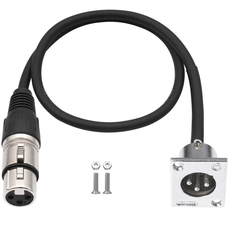 

Three Core Canon Female To D-type Canon Male 0.6-meter Floor Box Audio Cable D Type XLR Male Canon