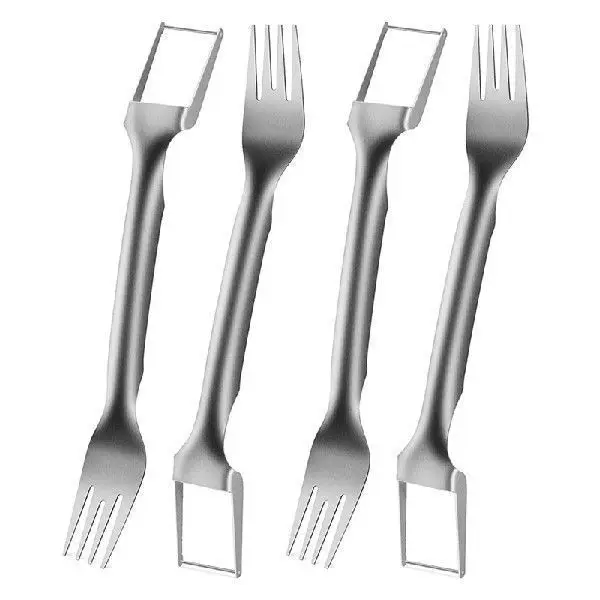 4pcs-watermelon-fork-slicer-cutter-watermelon-divider-geometric-pattern-business-casual-style-magnetic-attraction-shape