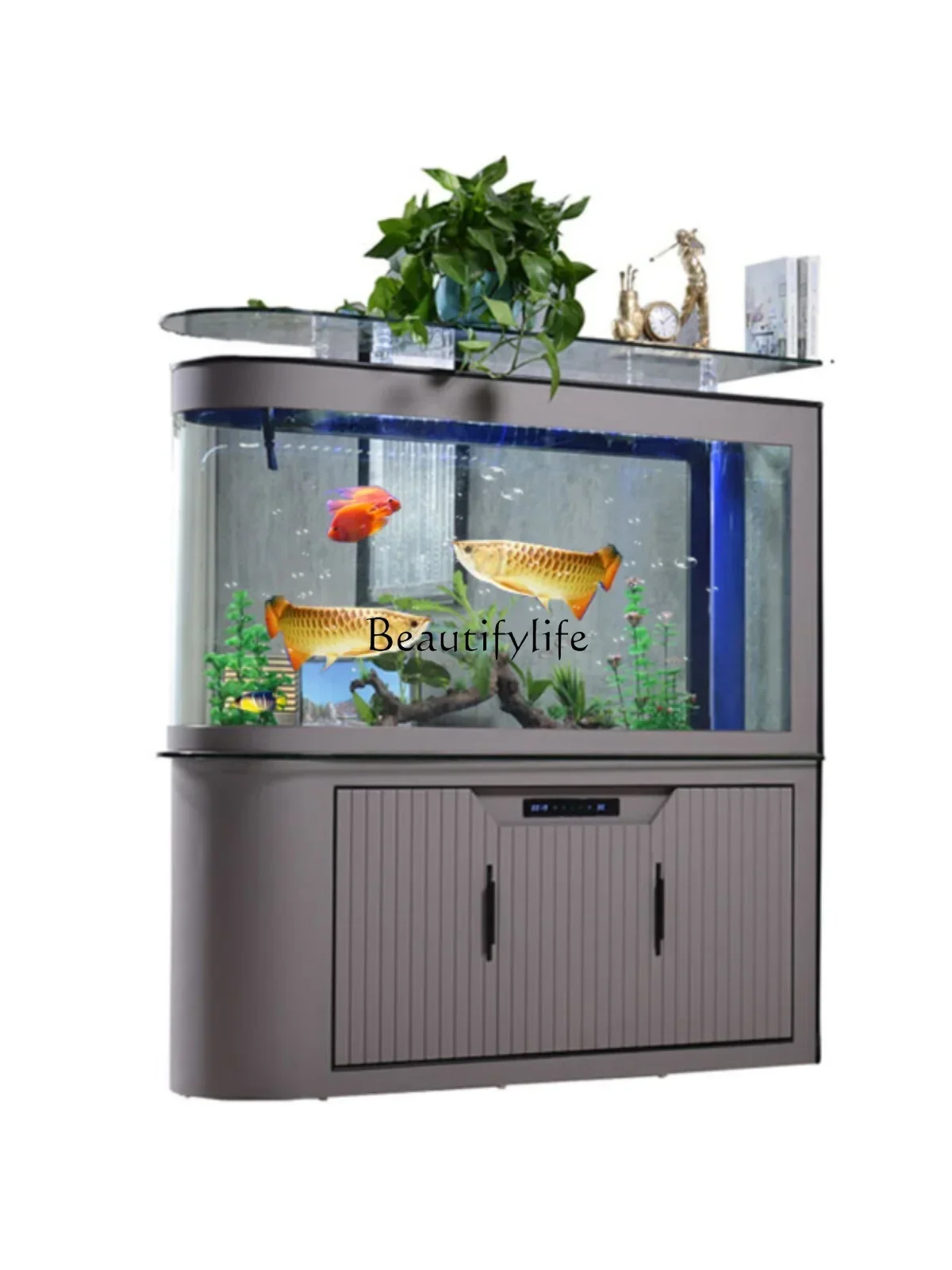 Aquarium Ecological Screen Hallway Partition Glass Medium and Large