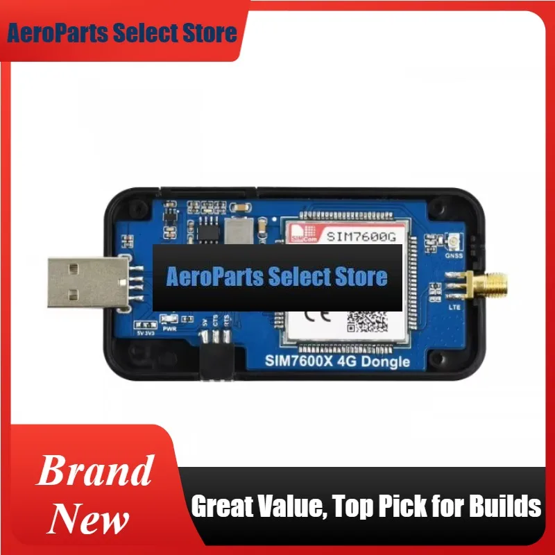 AeroPartsWaveshare SIM7600G-H 4G DONGLE, GNSS Positioning, Global Band Support