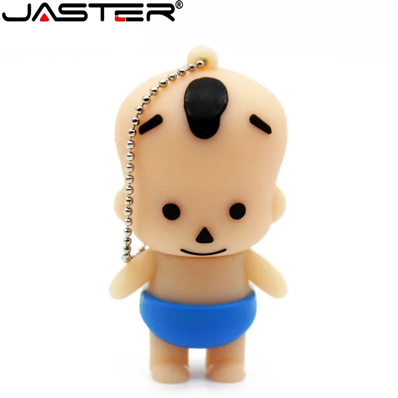 JASTER Cute Girl USB Flash Drives 64GB Cartoon Boy Pen Drive 32GB Creative Gifts for Kids Memory Stick 16GB Free Key Chain 8GB - view 4