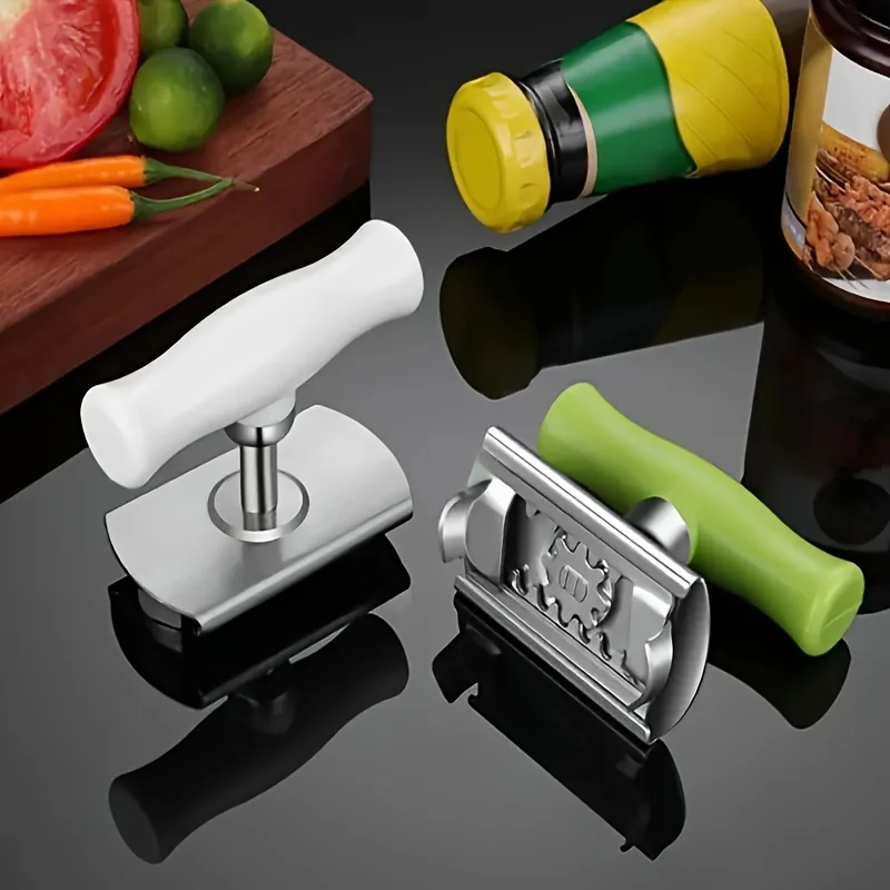 Stainless Steel Cap Lid Openers Tool Manual Screw Capper Labor-Saving Can Jar Opener Adjustable Kitchen Gadget
