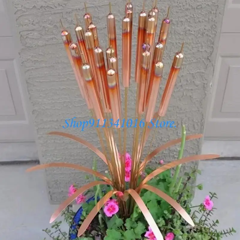  Artistic Metal Grass Garden Stakes 30cm Height Durable Yard Item Perfect For Flower mattresses And Paths
