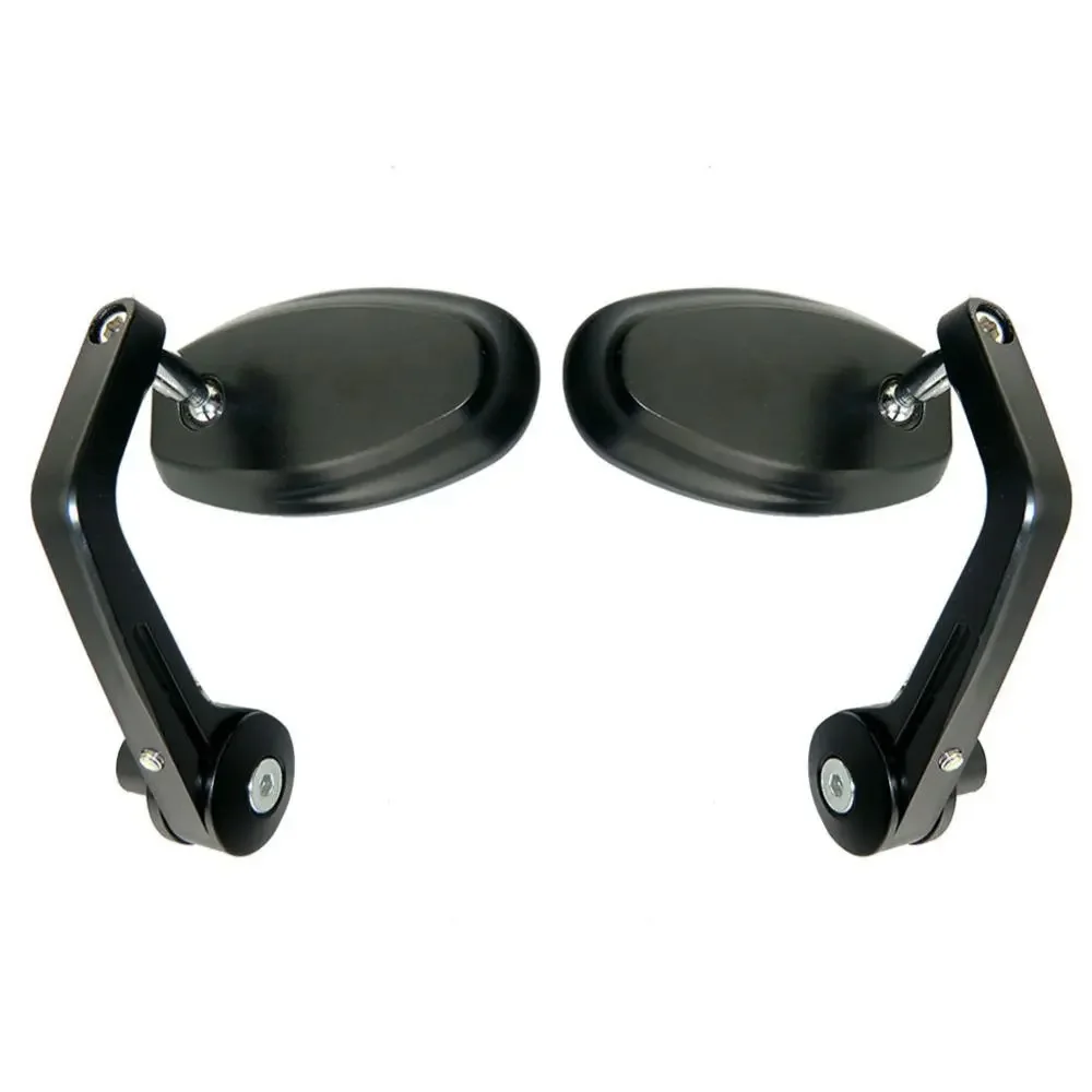 Pair Universal Motorcycle Handle Bar Rearview Mirrors 7/8\