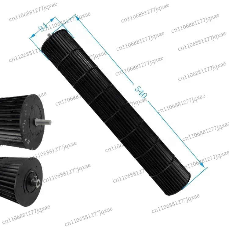 for Midea 1-1.5 2-3P air conditioner on-hook air duct machine wind wheel indoor fan blade cross flow fan blade guide wheel shaft