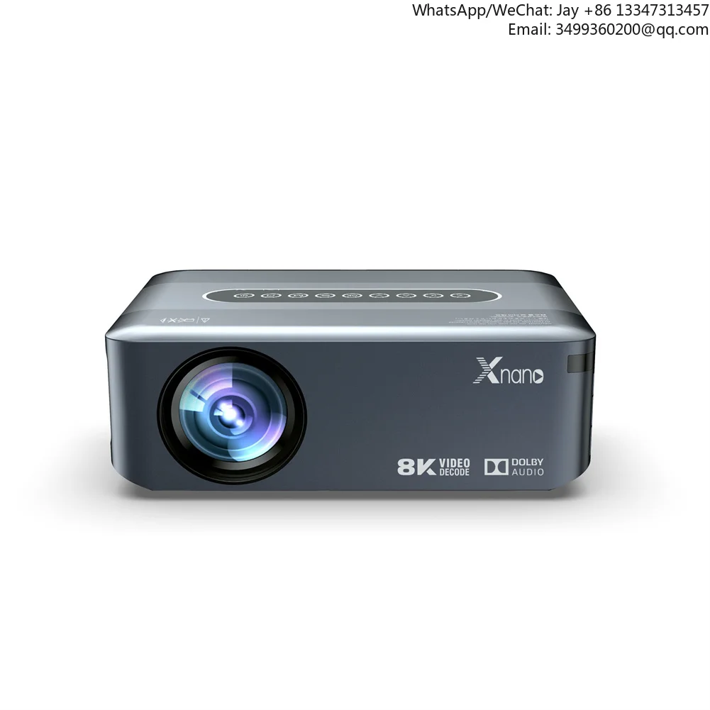 

Dol-by Sound Smart LED Projector 250ANSI Amlogic T972 Dual WiFi 1080P 4K Educational Android 9.0 Video Projector