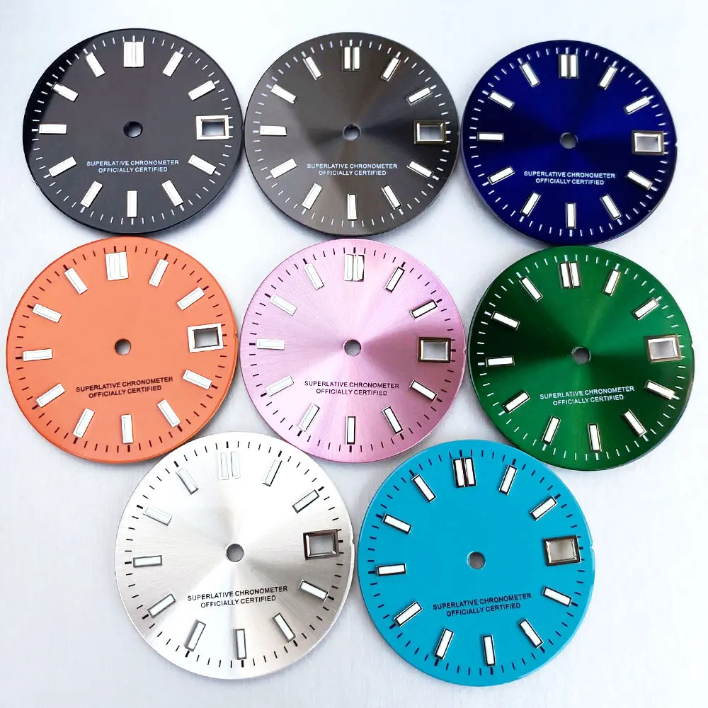 29 مللي متر أمة الله NH35 ساعة الطلب وزارة الدفاع ل NH36 NH38 NH70 NH71 NH72 4R35 4R36 ل Datejust نمط التلقائي ساعة رجالية مضيئة #1