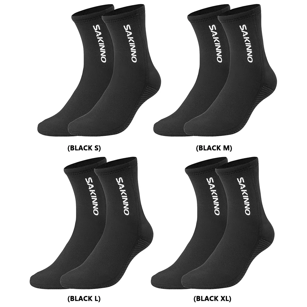 Unisex Diving Socks Wearable Neoprene Wetsuit Short Socks Portable Lightweight Scratch Resistant Warm Cold Proof for Water Sport