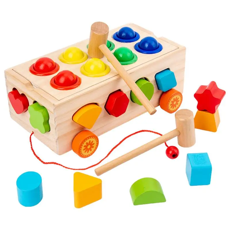 

Shape Sorting Toys Color Recognition Sorter Montessori Early Learning Toys For Toddlers Fine Motor Skills Eyes For Toddlers 1-3