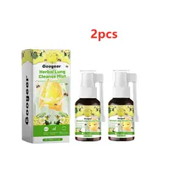 2 pz 30ml Spray per la pulizia dei polmoni a base di erbe Mist-potente supporto polmonare gola fumo Spray pulito mal di infiammazione assistenza sanitaria a base di erbe