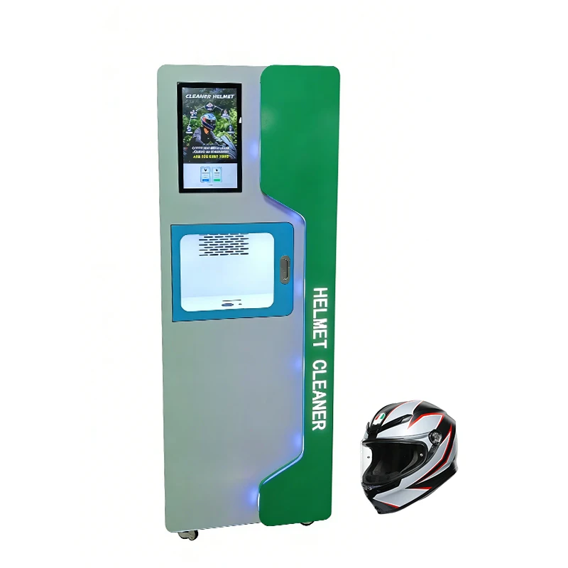 Customized All In One Helmet Washing Vending Machine Double Helmet Cleaning Support Complete Package Sales