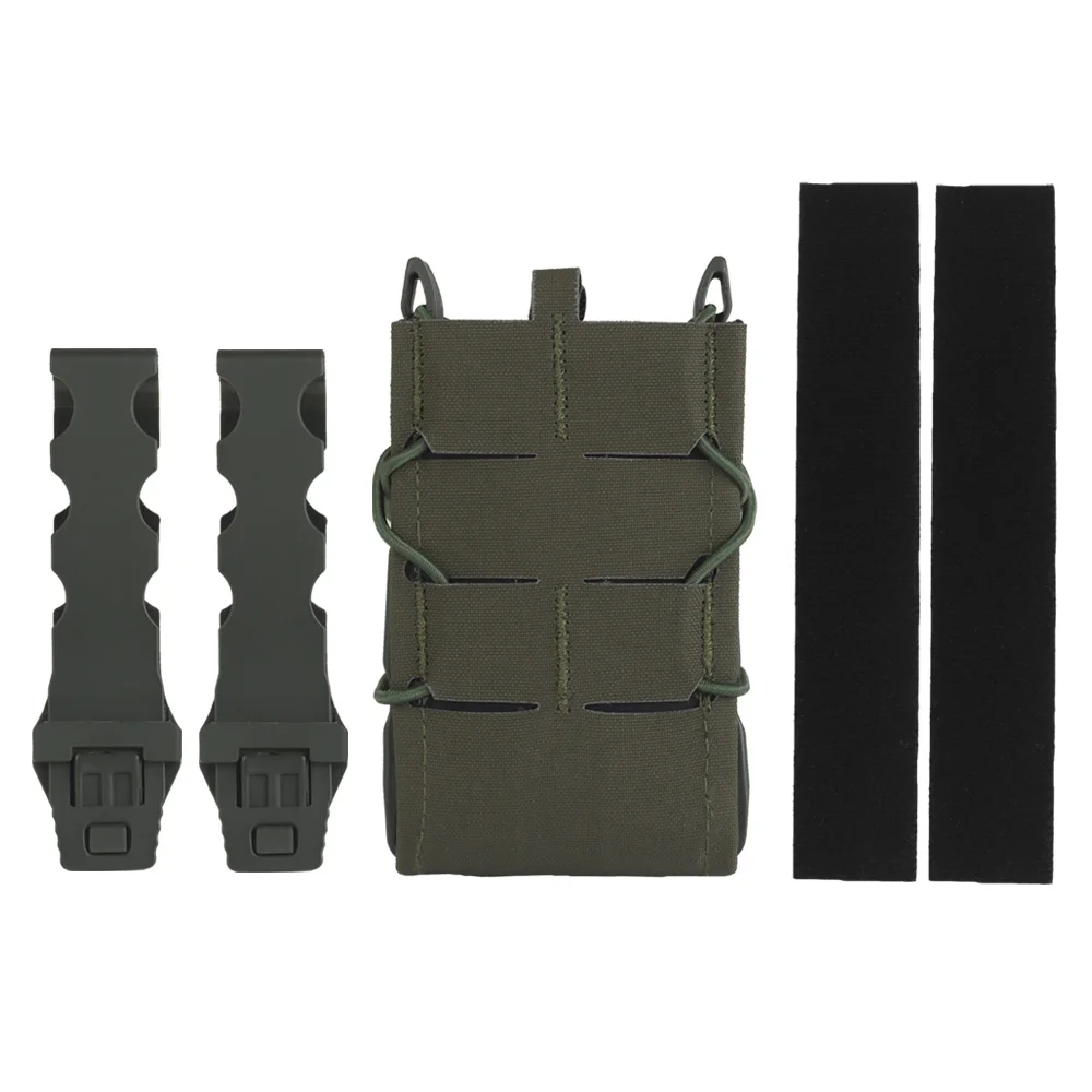 

Набор двойных подсумок для журналов Tiger V2 Molle Hook-Loop Mag Carrier Holster для винтовки AR 5,56 .233 AK 7,62 .308 Magazine Airsoft