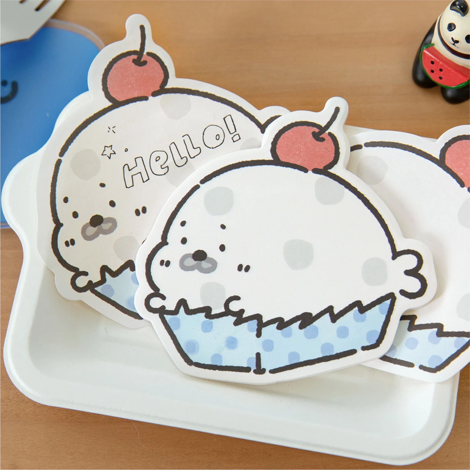 12packs/LOT Animal Restaurant Series decorative fresh paper memo pad